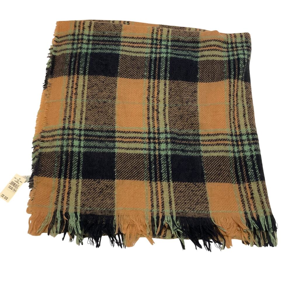 Aerie‎ Large Plaid Soft Blanket Scarf - NEW Warm Winter Accessories